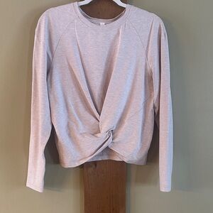 Lululemon Women's Knotted Front Top - Light Pink